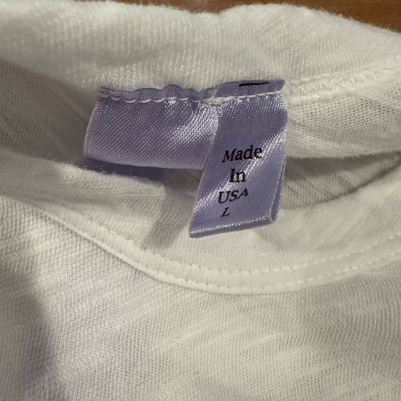 Wilt Long-Sleeve White Asymmetrical Hem Tee Size L - Picture 3 of 3